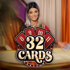 32 Cards slot logo by Ezugi at Gambiva Casino