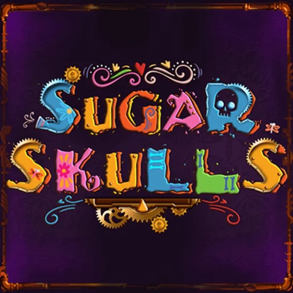 Sugar Skulls logo by Booming Games Gambiva Casino