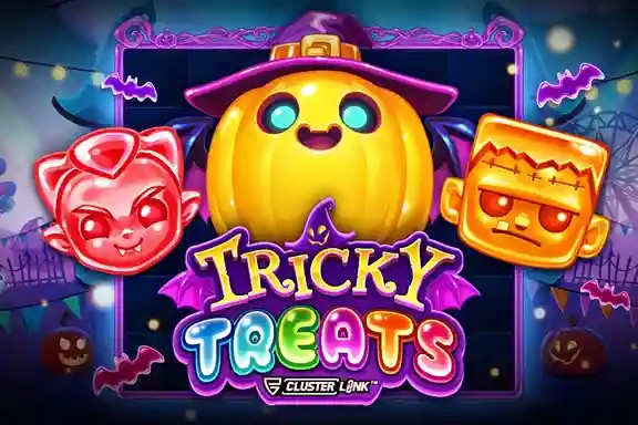 Try Tricky Treats slot by Push Gaming on gambivaa.uk – logo image